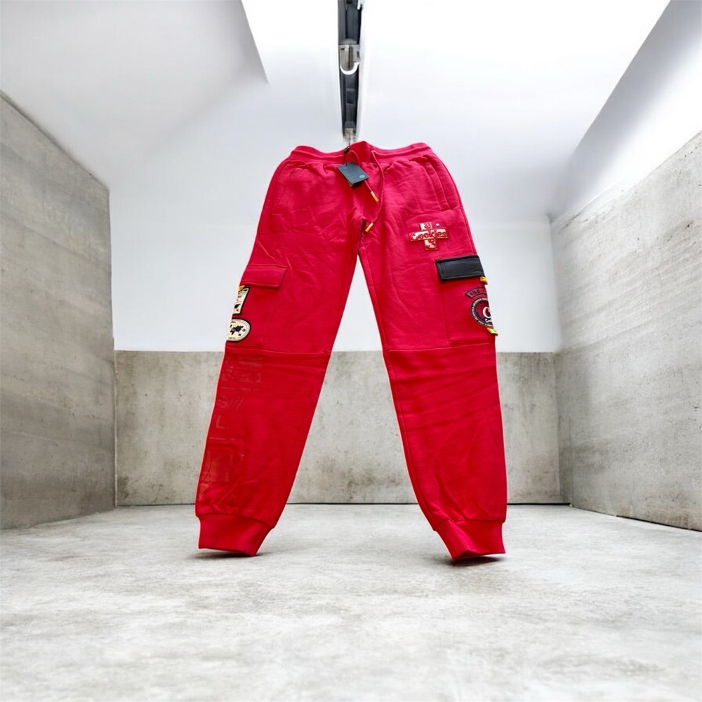 Red Sweatpants with Patches cookies